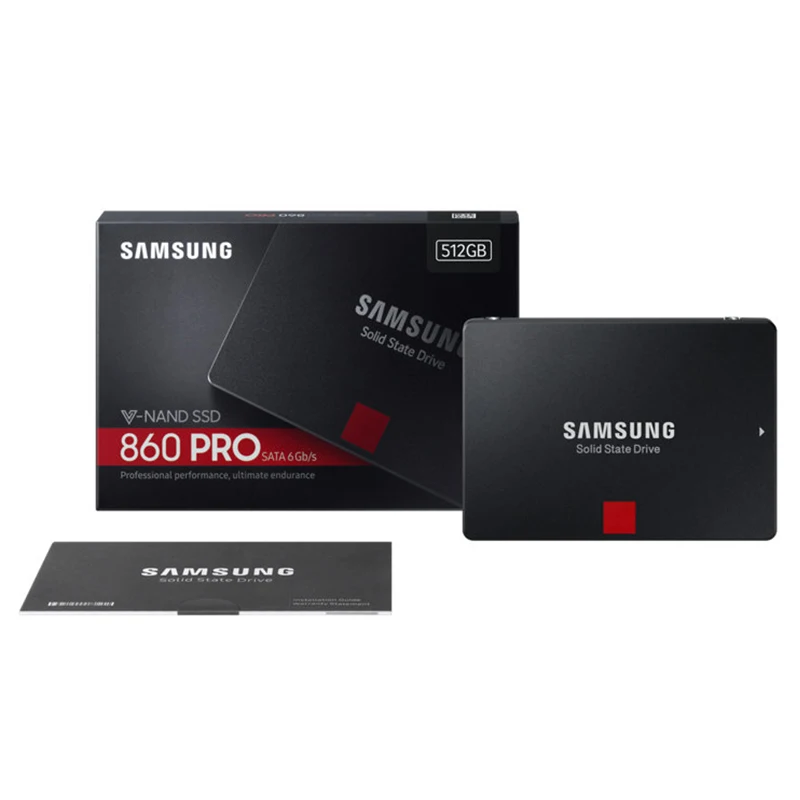 SAMSUNG SSD 860 PRO 256 ГБ 512 Внутренний твердотельный диск HD Жесткий SATAIII SATA 3 2 5 дюймов