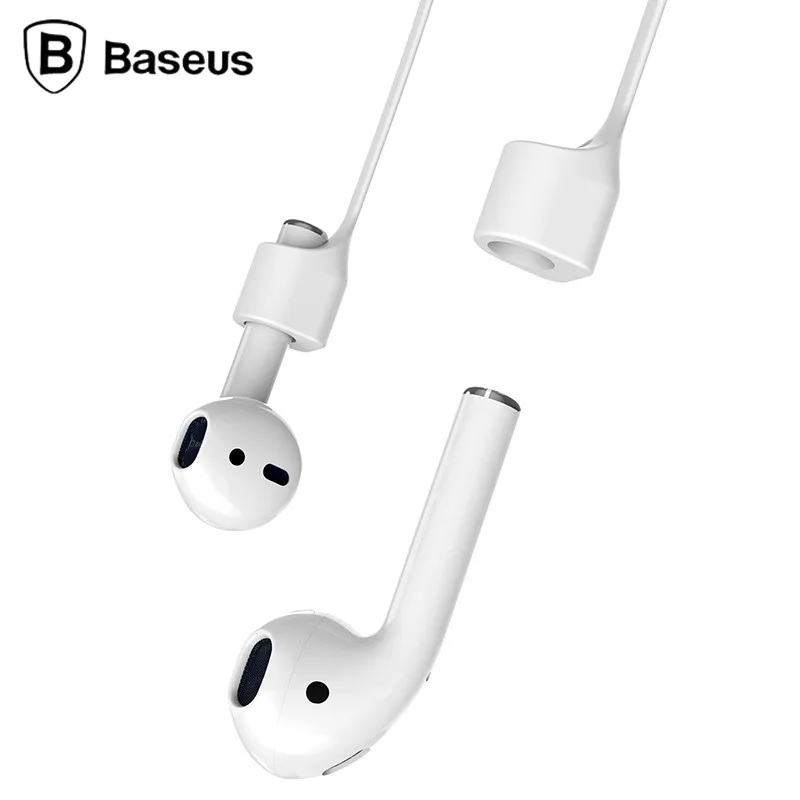 BASEUS Магнитная ремешок для Apple airpods Bluetooth наушники силиконовые Нескользящие