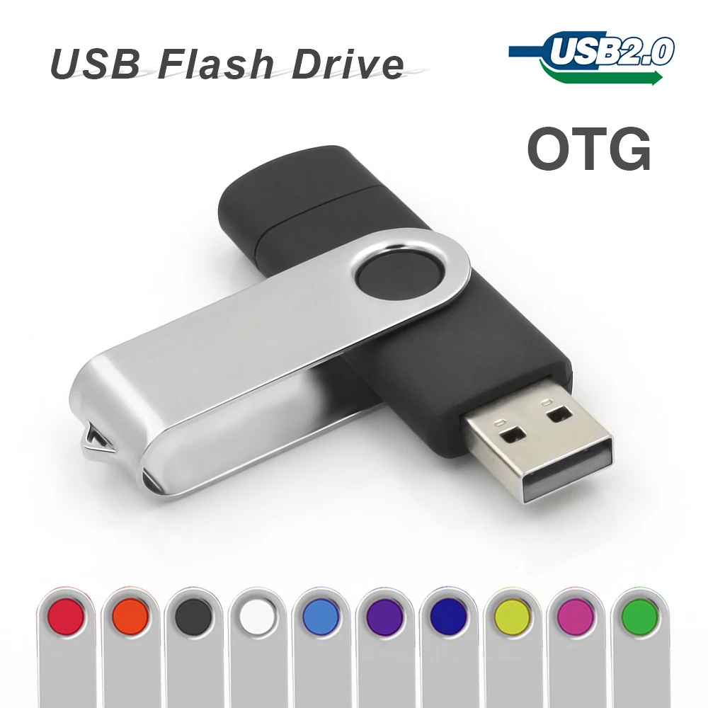 Смартфон USB флэш накопитель 32 Гб 64 вращающийся andorid флеш 4 ГБ 8 16 OTG Флешка Внешняя