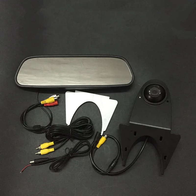 Автомобильный зеркальный монитор с 5 дюймовым TFT ЖК дисплеем + IP68 HD CCD резервная