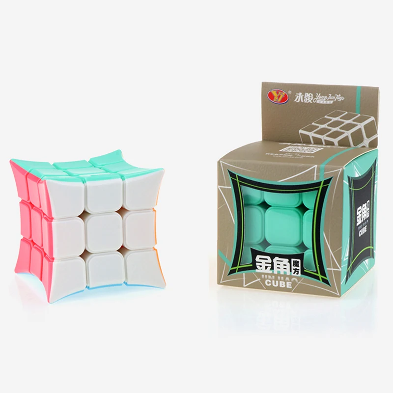 Кубик рубика Yongjun Jinjiao 3x3x3Layer Невидимый волшебный куб см куб 5,8 головоломка для начинающих Интеллектуальный Магический кубик игрушки для детей 3x3x3 рубик rubik cube