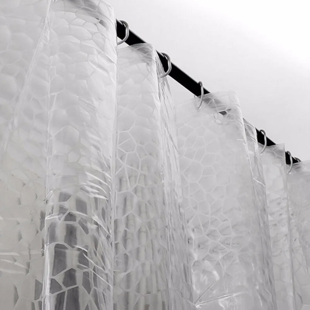 3D занавеска для ванной комнаты водостойкая душа из ЭВА с эффектом воды|curtain