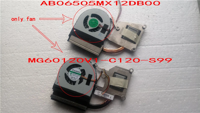 heatsink fan For Lenovo N585 N586 N580 N581 G485 G585 G580 G480A G480M AB06505MX12DB00 0QAWGH MG60120V1-C120-S99 UDQFLJP04DCM | Компьютеры