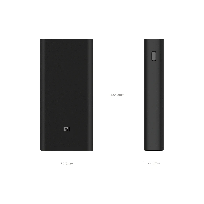 Xiaomi оригинальный блок питания 3 20000 мАч двойной USB быстрая зарядка портативное