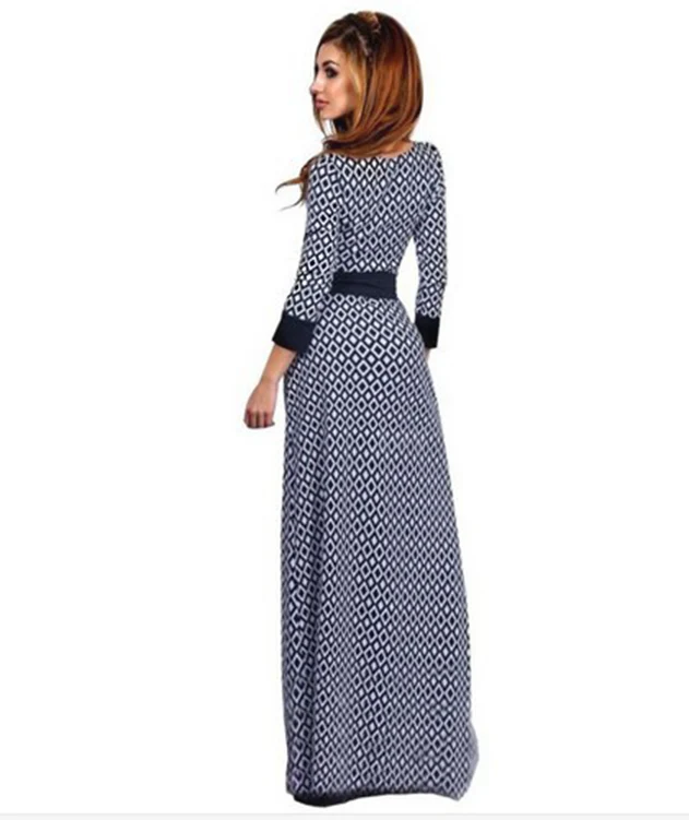 2017 Для женщин Платья для Летние Элегантные Чешский Этаж Длина Повседневное