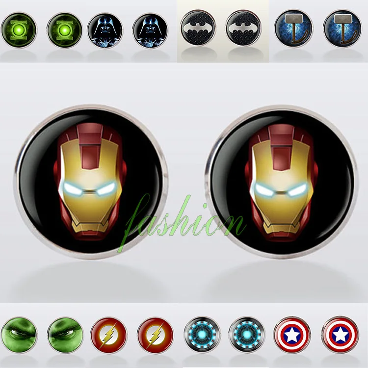 Железные мужские запонки Железный человек сердце geeky идеальный подарок идея