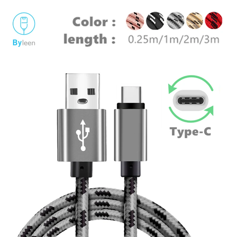USB кабель для быстрой зарядки и синхронизации данных 25 см 100 200 300 см|Кабели