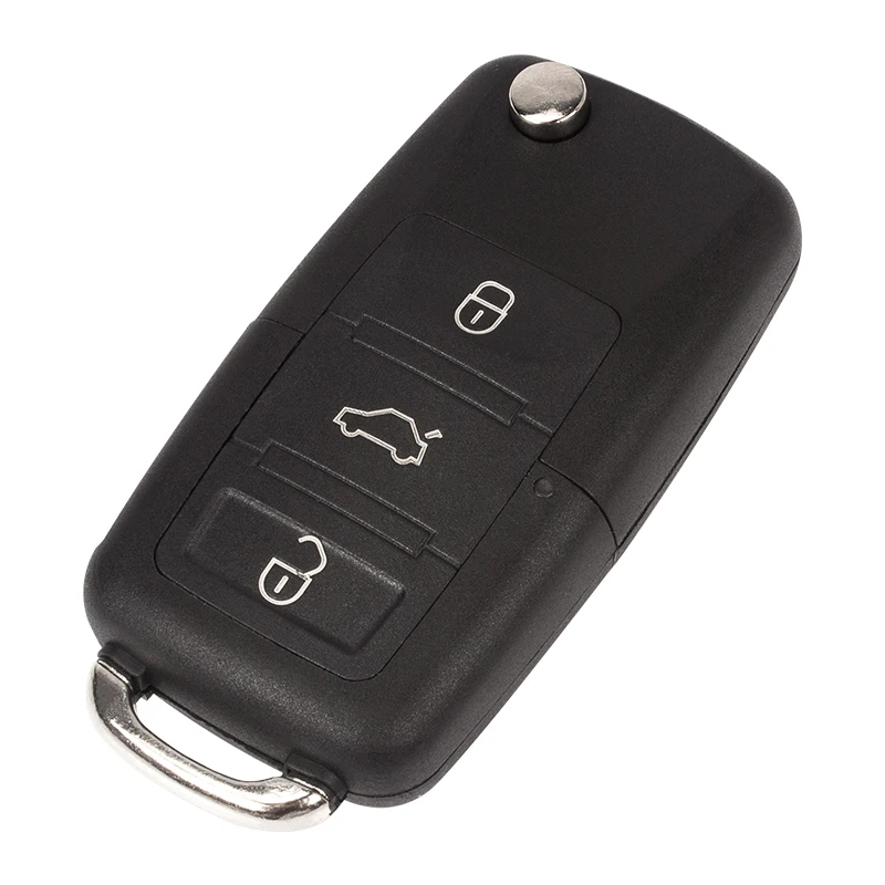 Vdiagtool 3 Buttons Remote Flip Folding Car Key Shell for VW Volkswagen Bora Golf 4 5 6 Passat Polo Touran key shell | Автомобили и