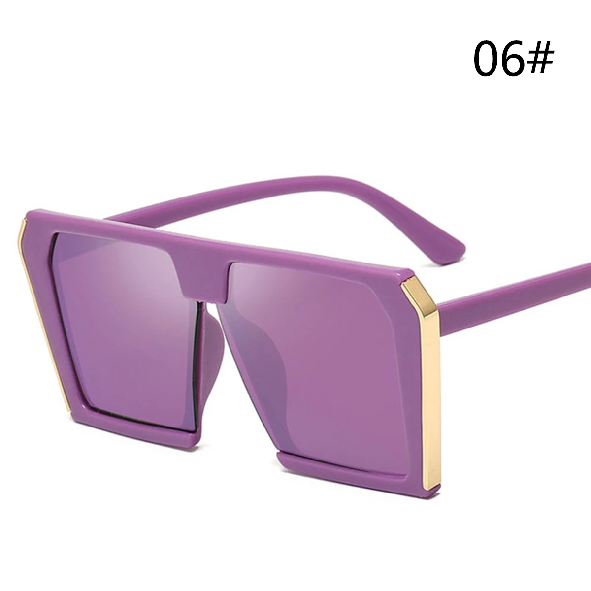Evrfelan роскошные большие солнцезащитные очки женские gafas крутые большие линзы очки oculos Мужские квадратные солнцезащитные очки UV400 - Цвет линз: 06