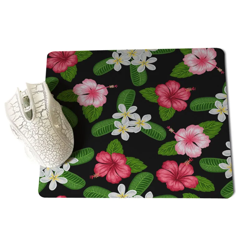Коврик для мыши MaiYaCa с тропическим цветочным рисунком размер 25x29 см|design mousepads|mousepad