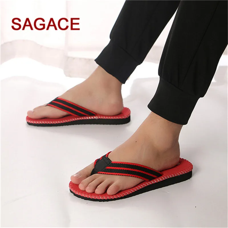 Мужские шлепанцы для лета пляжа дышащая обувь сандалии мужские Вьетнамки на