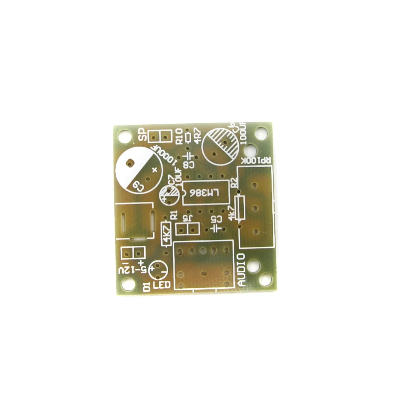 1 шт. LM386 супер плата мини-усилителя 3V-12V DIY Kit | Электронные компоненты и