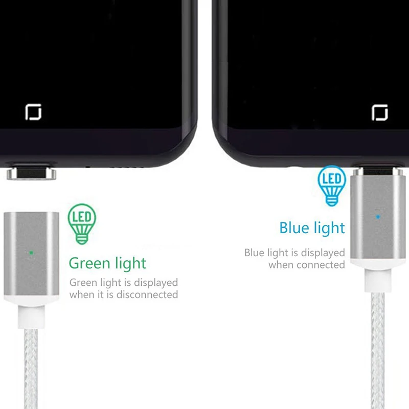 Магнитный кабель USB Type C/Micro USB/IOS 3 в 1 мобильный телефон зарядный быстрая зарядка