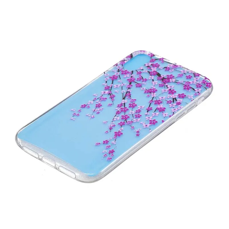 Case For iPhone XR Phone Protective Cases Cartoon Soft Transparent Silicone Apple XS Max Back Cover Fundas |