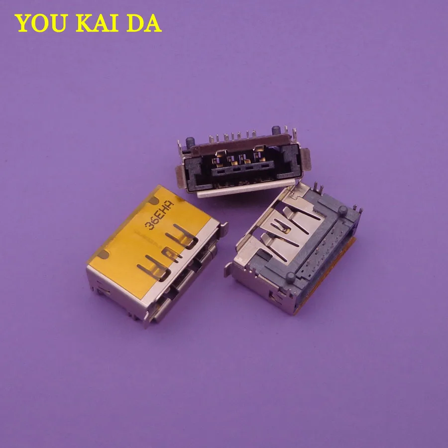 2 50 шт./лот USB разъем для ноутбука/USB Dell Lenovo Asus ESATA combo в 1 разъем|socket connector|connector usbjack