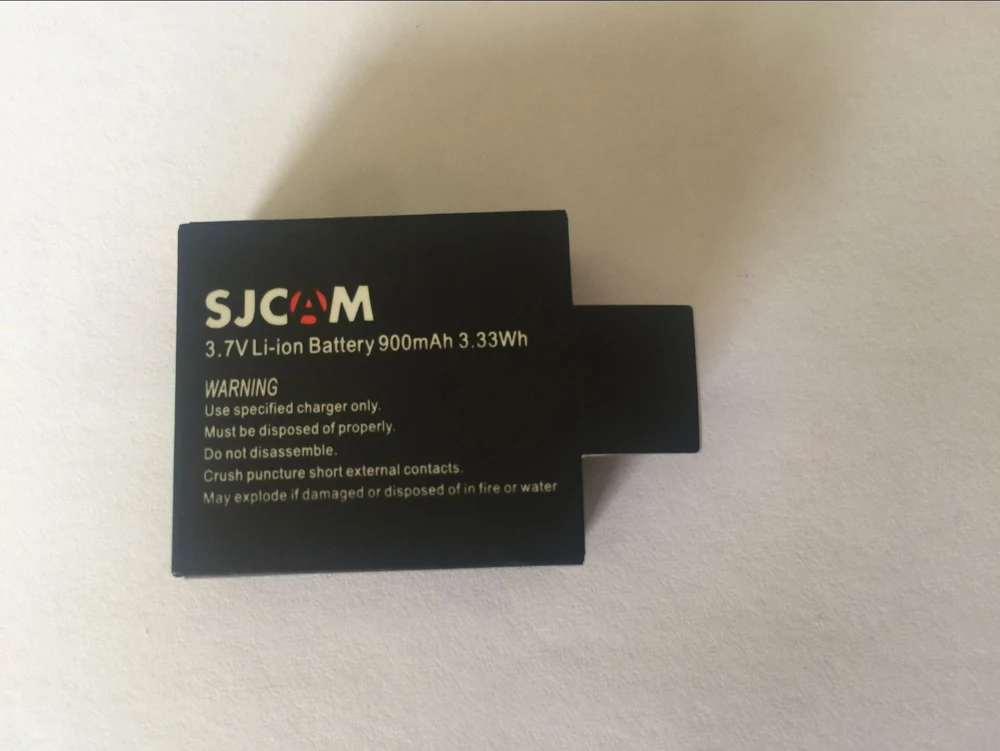 1pc sjcam Battery 3.7V 900mAh Lithium rechargeable bateria With Dual Charger For SJ 4000 SJ4000 SJ5000 SJ6000 SJ7000 eken h9 | Электроника