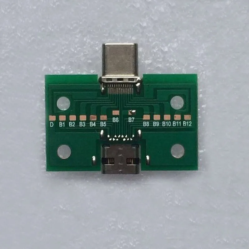 2 шт. тестовая Плата USB 3.1 type C папа мама|connector female|type c cconnector male female |