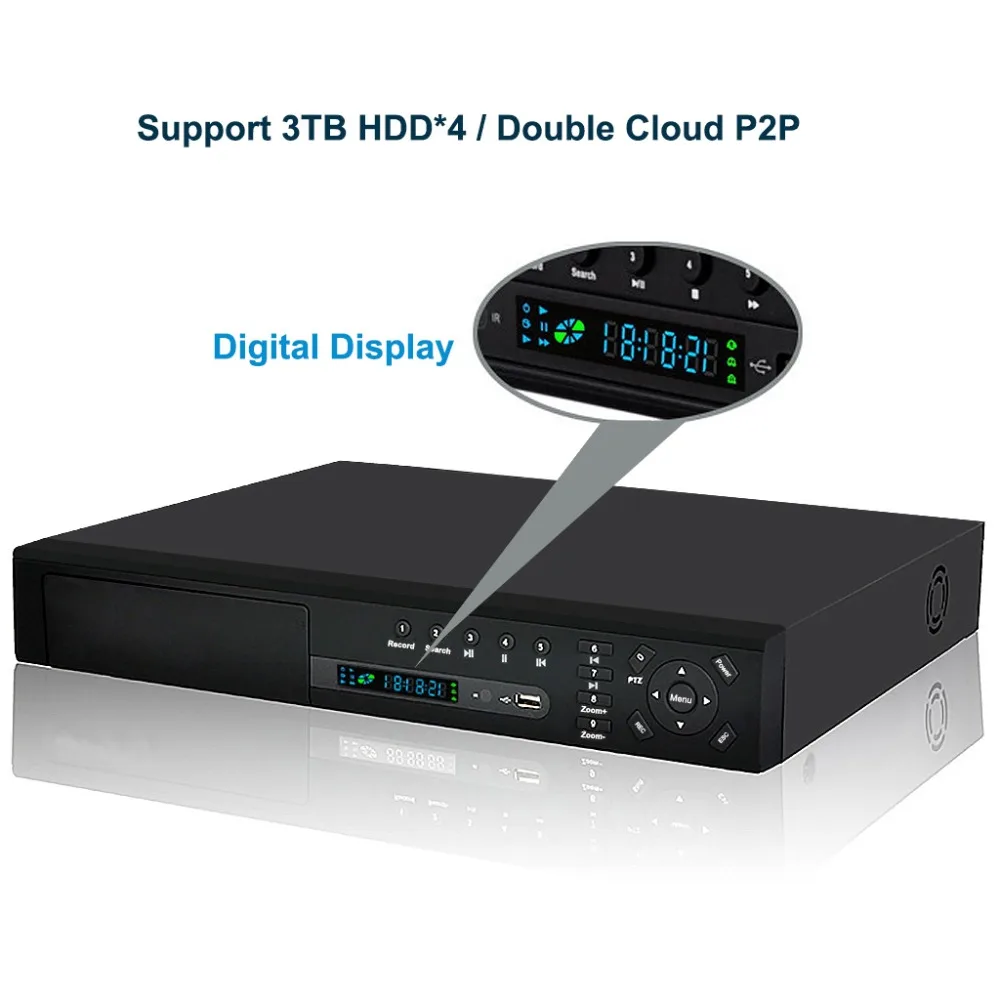 Видеорегистратор NVR AHD 3 в 1 24 канала HD 1080P 4 порта HDD DVR + 1080N|ahd dvr|cameras cameracamera ip |