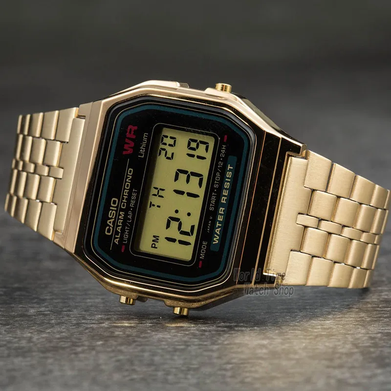 Casio часы золотые часы мужчины лучший бренд класса люкс LED цифровые водонепроницаемые кварцевые мужские часы спортивные военные наручные часы relogio masculino reloj hombre erkek kol saati montre homme zegarek meski