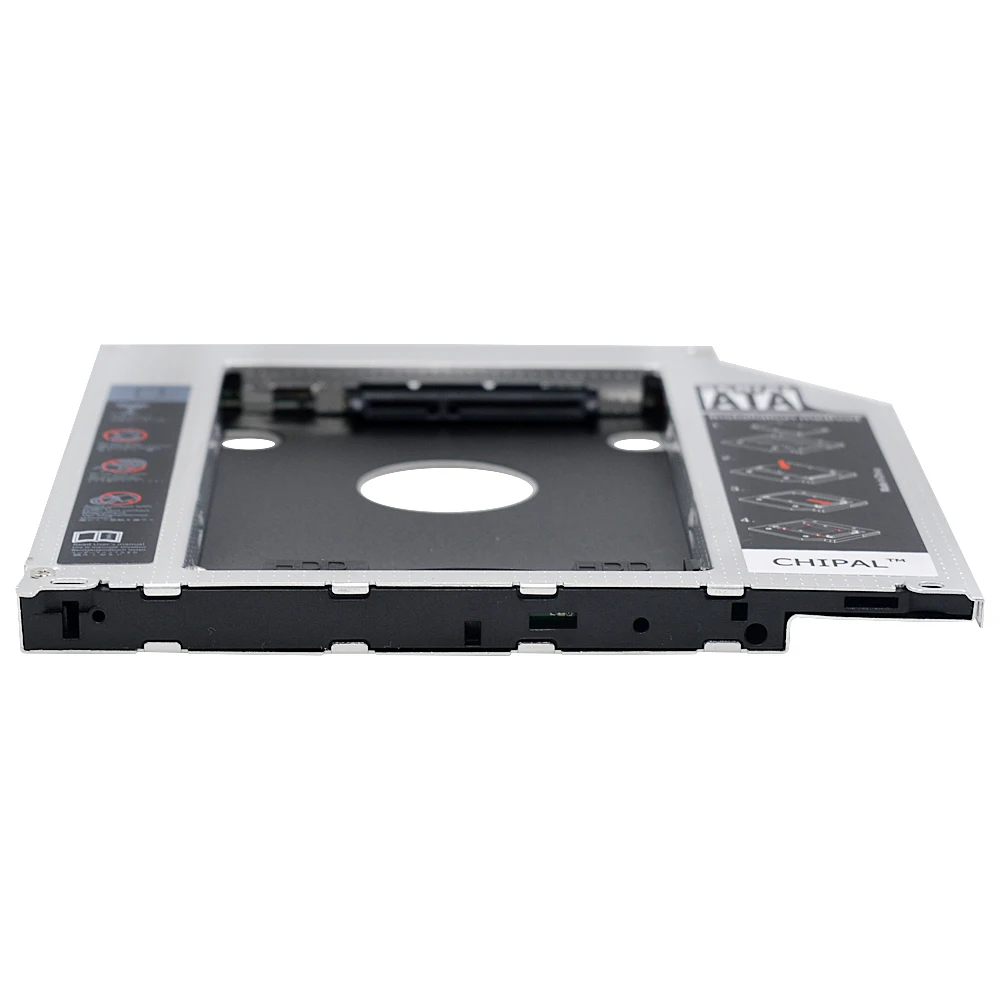 CHIPAL алюминия 9 5 мм 2nd HDD Caddy SATA 3 0 2 корпус SSD для Apple Macbook Pro Air 13 &quot15&quot 17 &quotDVD/CD ROM