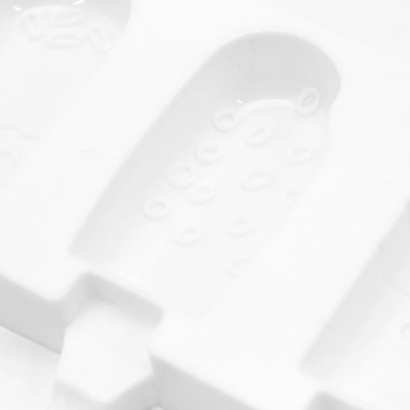 Силиконовая форма для мороженого с 3 полостями приготовления кубиков льда