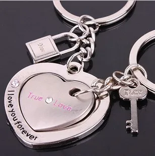Брелок для ключей из сплава с двумя сердечками|souvenir keychain|souvenir giftsouvenir wedding gift |