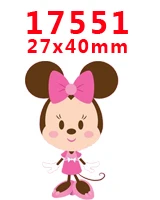17551 30 шт мультяшный персонаж плоское украшение из смолы PR 17464 - Цвет: 17551