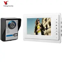 Yobang Security Home Security 7 inch TFT LCD Monitor Video Door phone Video Intercom System With Night Vision Doorbell Camera