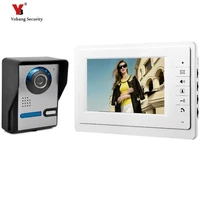 yobang security home security 7 inch tft lcd monitor video door phone video intercom system with night vision doorbell camera