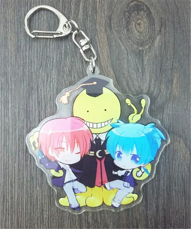 Кольцо для ключей с аниме класс убийц акабана керума брелок из акрила косплея