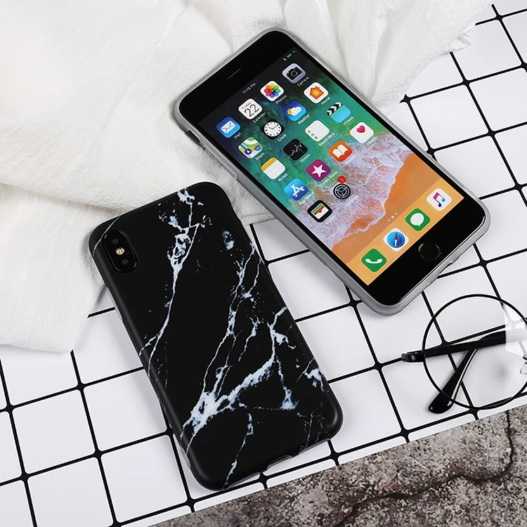 Kisstop чехол для iPhone X XS XR гранитный скраб мраморный камень изображение окрашенные