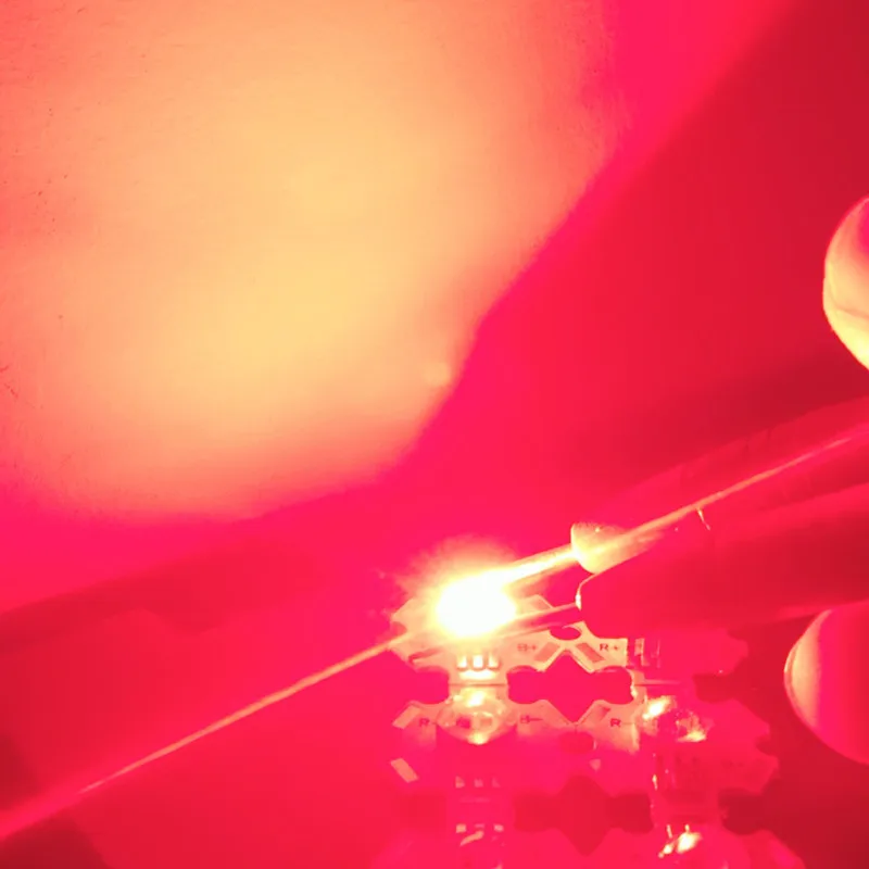10 шт. высокомощный светодиодный чип 3 Вт RGB LED COB бисер световая лампа 4pin/6pin/8pinRed