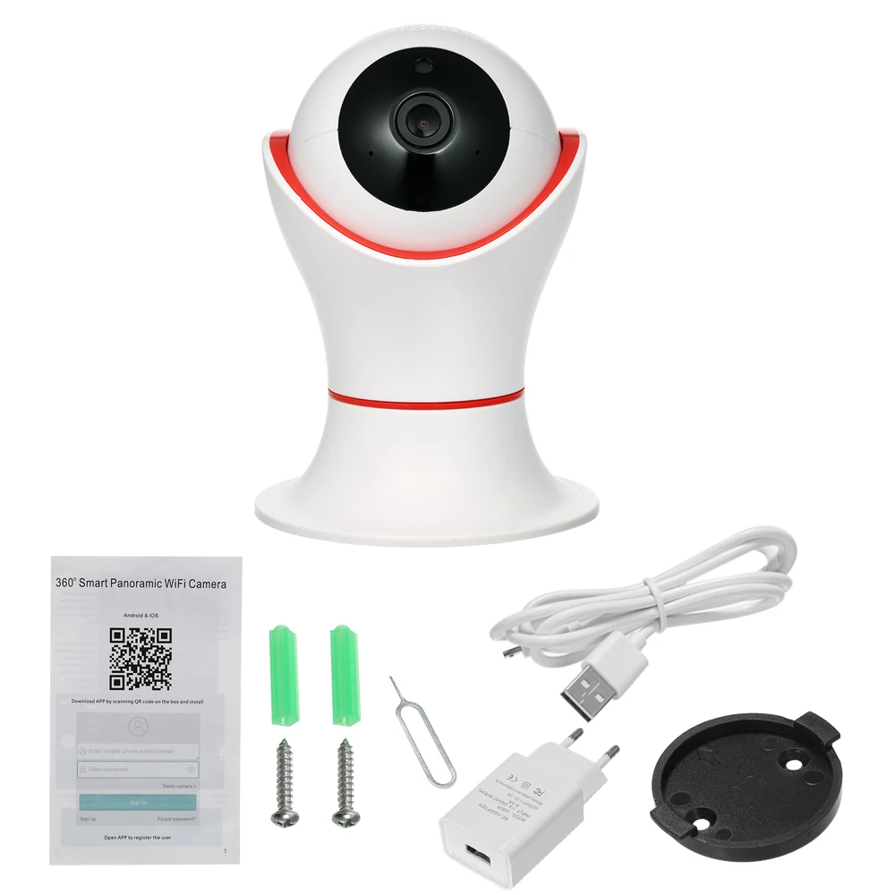 Беспроводная ip камера 1080P WiFi для наблюдения за детьми/пожилыми/домашними