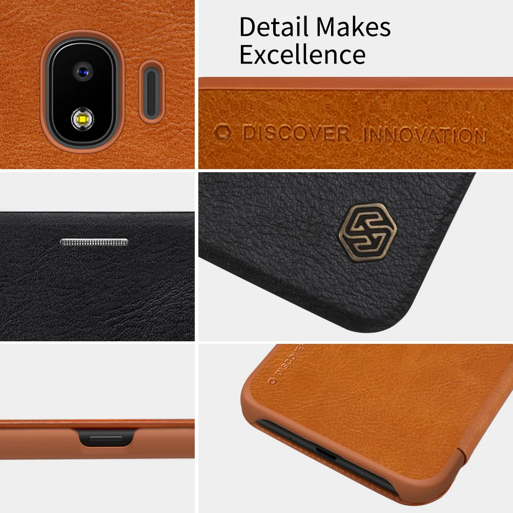 

For Samsung Galaxy j2 pro 2018 Case NILLKIN Flip Leather Case For Samsung Galaxy j2 pro 2018 Book Style Cover