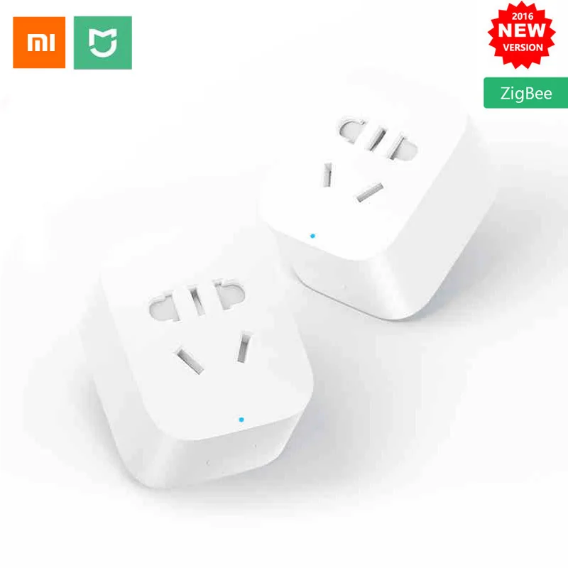 Новый 100% оригинал на складе Xiaomi Smart Plug Wi-Fi телефон Беспроводной Дистанционное