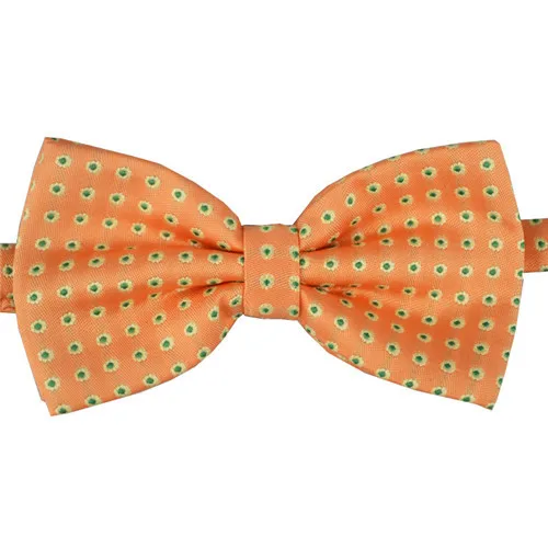 Мужской галстук бабочка конфетного цвета в горошек модный полиэстеровый