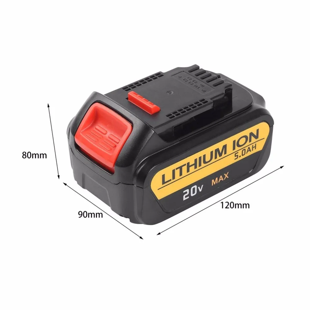 GTF 20V 5.0A 5000mah литий ионная аккумуляторная батарея портативная запасная резервная