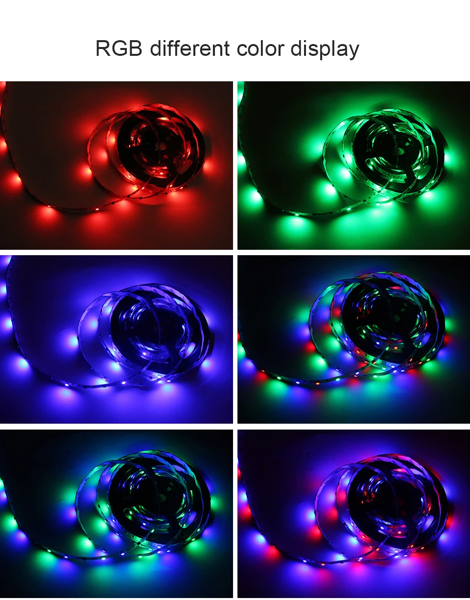 Goodland светодиодный светильник для Kicthen лампа 1 м 2 м 3 м 4 м 5 м RGB Светодиодная лента USB для шкафа Шкаф подсветка ТВ