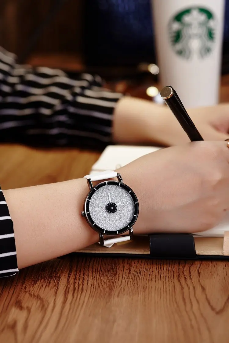 

Hot Sales Colorful dial leather watches women ladies dress quartz wristwatches Relogio Feminino w-3-1