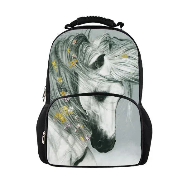 YJ0016A 3D Crazy Horse с принтом кошек мужские рюкзаки большой рюкзак детский школьный рюкзак женский рюкзак для путешествий FORUDESIGNS - Цвет: YJ0016A