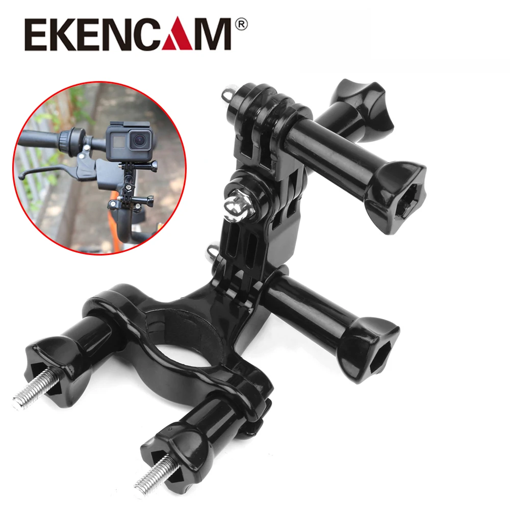 

Bicycle Handlebar Seatpost Clamp Mount for GoPro Hero 9 8 7 6 INSTA360 DJI Camera with Pivot Arm Tripod Cycling Accessories