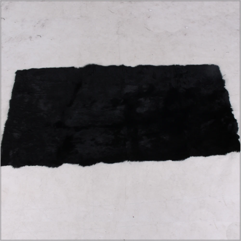 Натуральная кроличья меховая шкура/натуральная серая пластина из кроличьей