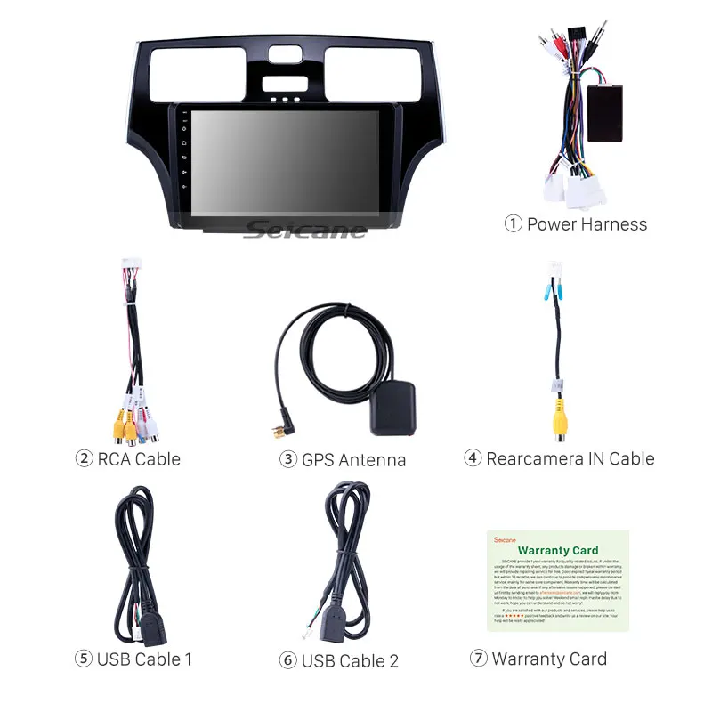 Seicane 2din 9 дюймов Android 8 1 GPS автомобильное радио для 2001 2002 2003 2004 2005 Lexus мультимедийный