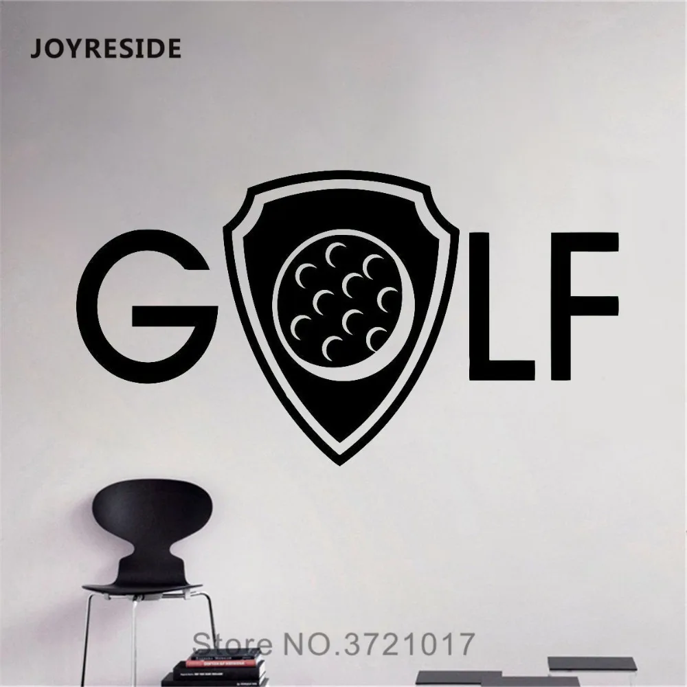 Спортивная наклейка-эмблема для гольфа виниловые наклейки интерьера стены