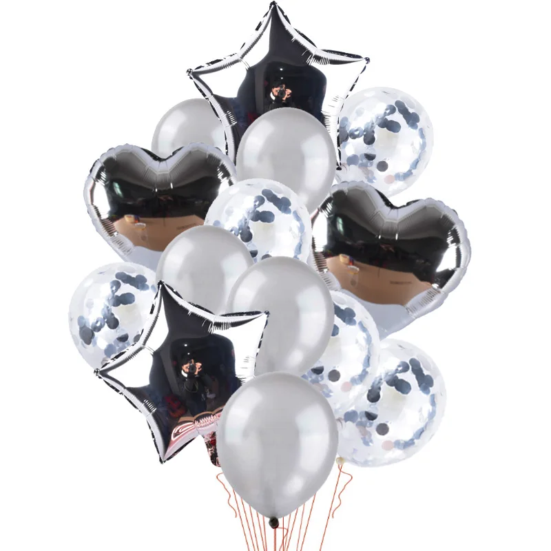 14pcs multi-balloon birthday party decoration adult helium balloon wedding holiday globos kids | Дом и сад