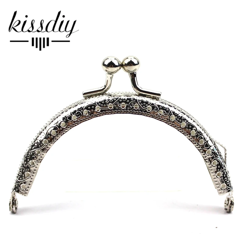 KISSDIY 20 шт./лот DIY 8 5 см элегантный пресс смешанный цвет металлический кошелек рамка