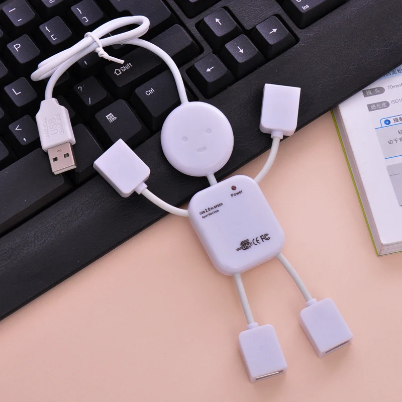 4 Порты и разъёмы USB 2 0 Hub адаптер OTG кабель с вилкой Mini usb хаб Разветвитель