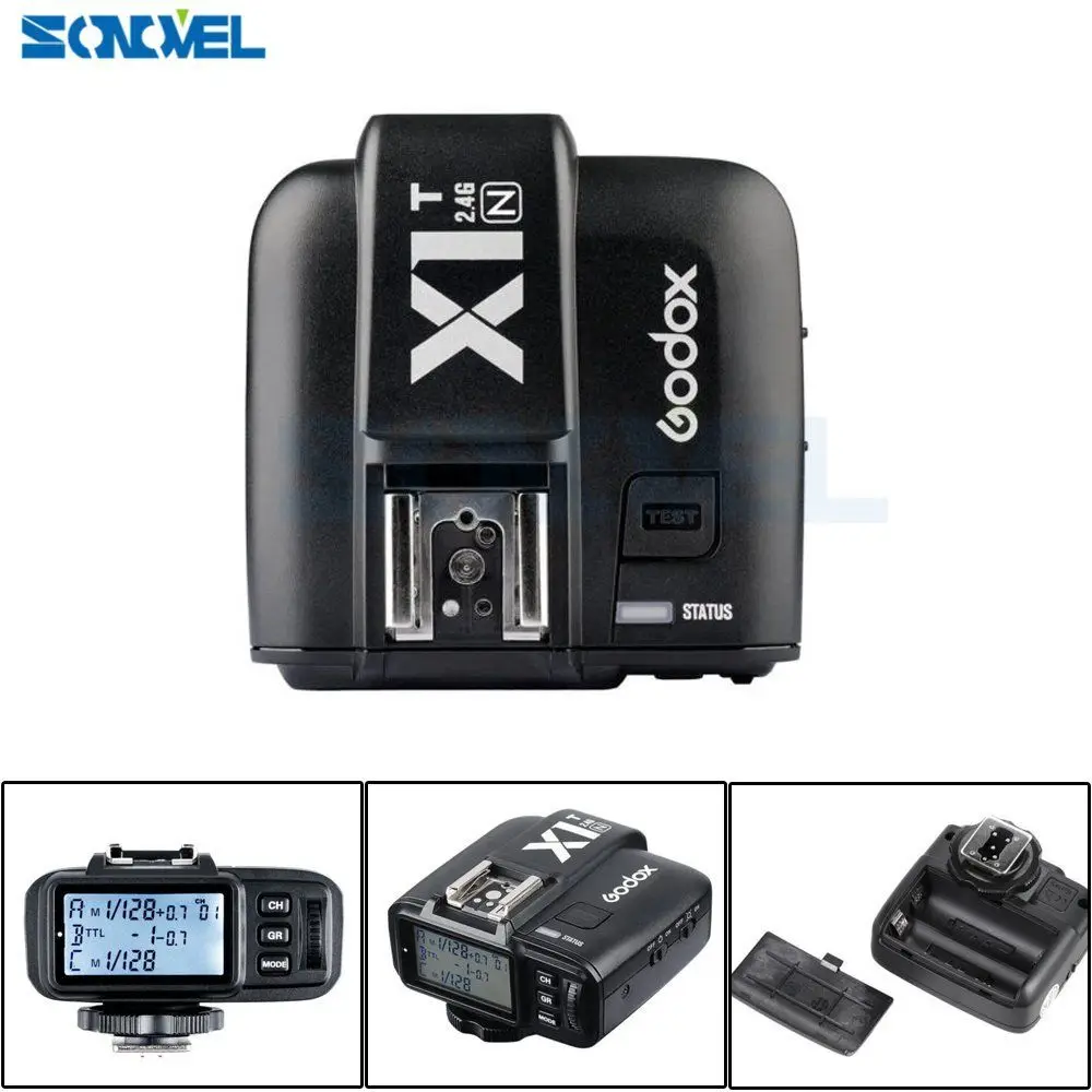 

2x Godox TT350N 2.4G HSS 1/8000s TTL GN36 Camera Flash Speedlite+X1T-N Transmitter for Nikon D7500 D7100 D5600 D5500 D810a D3400