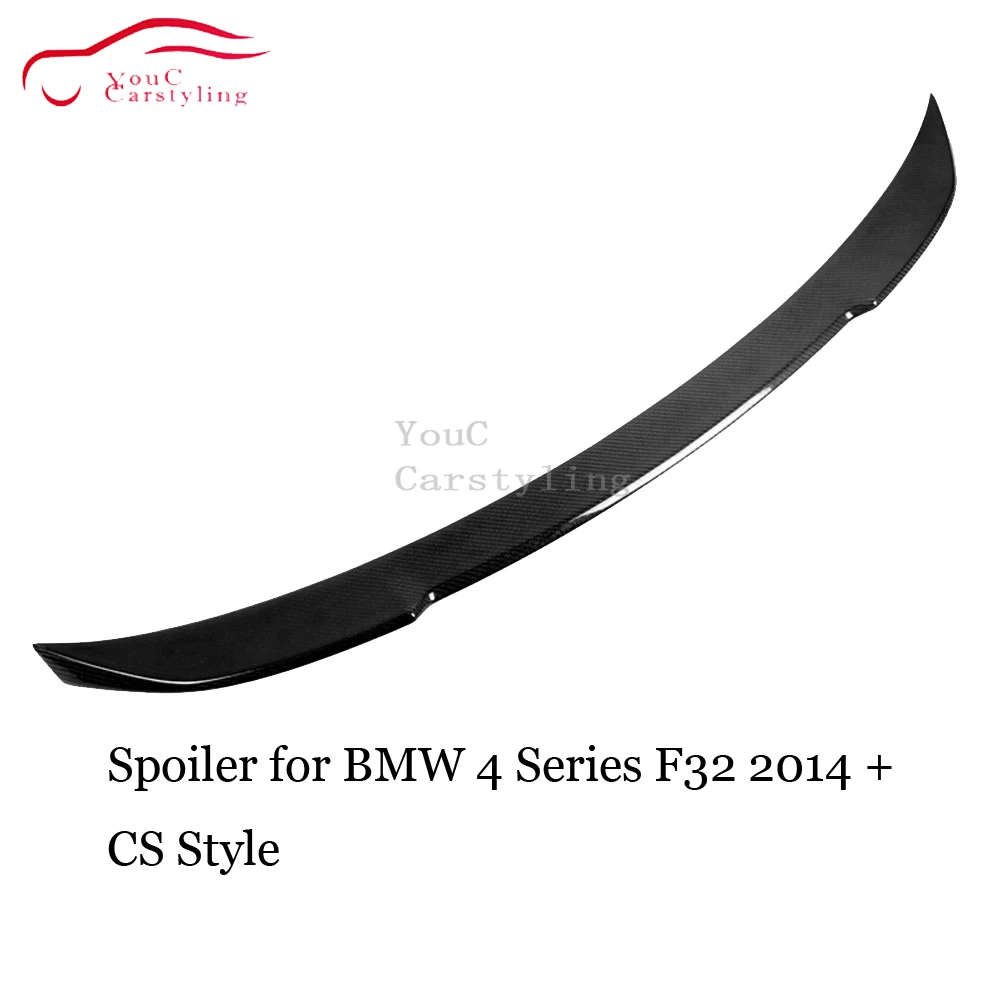 F32 задний спойлер из углеродного волокна крыло для BMW 4 серии 2014 + MP/M4/CS/PSM стиль