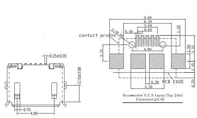 10 штук в наборе USB Micro 5 контактный разъем Contor Домкраты Разъем SMD поверхностного